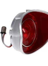 AMD RH 46 Red LED Tail Light Lens w/ Stainless Bezel Chevrolet Chevelle | Malibu 1971                                     - X951-3471-1DR - Image 4
