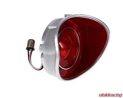 AMD RH 46 Red LED Tail Light Lens w/ Stainless Bezel Chevrolet Chevelle | Malibu 1971 - X951-3471-1DR