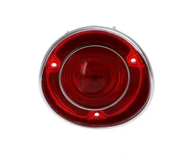 AMD RH 46 Red LED Tail Light Lens w/ Stainless Bezel Chevrolet Chevelle | Malibu 1971