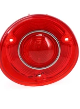 AMD LH 42 Red LED Tail Light Lens w/ Stainless Bezel Chevrolet Chevelle | Malibu 1972                                     - X951-3472-1DL - Image 4