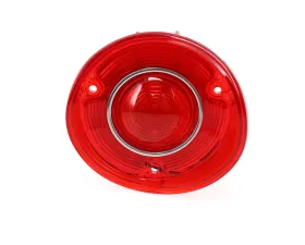AMD RH 42 Red LED Tail Light Lens w/ Stainless Bezel Chevrolet Chevelle | Malibu 1972