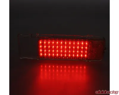 AMD 48 Red LED Clear Tail Lights Lens Chevrolet Camaro Standard 1968 - X951-3568-CD
