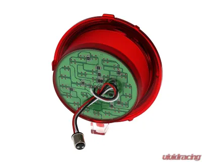 AMD LH 30 Red LED Tail Lights Lens w/ Stainless Bezel Chevrolet Camaro 1970-1973 - X951-3570-1DL