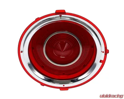 AMD LH 30 Red LED Tail Lights Lens w/ Stainless Bezel Chevrolet Camaro 1970-1973 - X951-3570-1DL