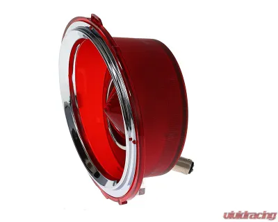 AMD RH 30 Red LED Tail Lights Lens w/ Stainless Bezel Chevrolet Camaro 1970-1973 - X951-3570-1DR
