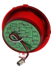 AMD RH 30 Red LED Tail Lights Lens w/ Stainless Bezel Chevrolet Camaro 1970-1973                                     - X951-3570-1DR - Image 4
