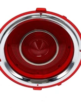 AMD RH 30 Red LED Tail Lights Lens w/ Stainless Bezel Chevrolet Camaro 1970-1973                                     - X951-3570-1DR - Image 4
