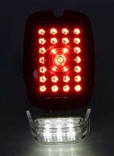 AMD LH 12 Volt 27 Red LED Tail Light Lens w/ 6 White License Lamp LED Chevrolet | GMC Truck 1947-1953                                     - X951-4047-DL - Image 2