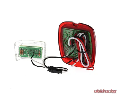 AMD LH 12 Volt 27 Red LED Tail Light Lens w/ 6 White License Lamp LED Chevrolet | GMC Truck 1947-1953 - X951-4047-DL