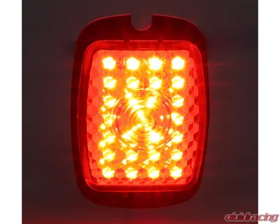 AMD RH 12 Volt 27 Red LED Tail Light Lens Chevrolet | GMC Truck 1947-1953 - X951-4047-DR