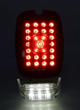 AMD LH 12 Volt 27 Red Sequential LED Tail Light Lens w/ 6 White License Lamp LED Chevrolet | GMC Truck 1947-1953                                     - X951-4047-EL - Image 2