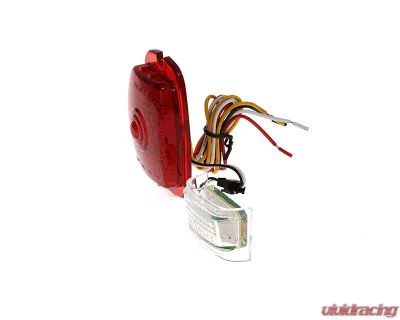 AMD LH 12 Volt 27 Red Sequential LED Tail Light Lens w/ 6 White License Lamp LED Chevrolet | GMC Truck 1947-1953 - X951-4047-EL