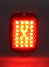 AMD RH 12 Volt 27 Red Sequential LED Tail Light Lens Chevrolet | GMC Truck 1947-1953                                     - X951-4047-ER - Image 2