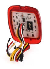AMD RH 12 Volt 27 Red Sequential LED Tail Light Lens Chevrolet | GMC Truck 1947-1953                                     - X951-4047-ER - Image 4