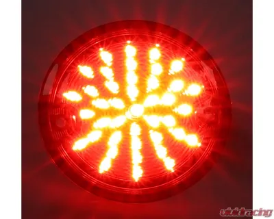 AMD 41 Red LED Tail Light Lens Chevrolet | GMC C/K Stepside Truck 1960-1966 - X951-4060-1D