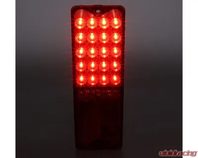 AMD 20 Red LED Tail Light Lens Chevrolet | GMC C/K Fleetside Pickup Truck | Blazer | Jimmy 1967-1972 - X951-4067-2D
