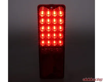 AMD 20 Red Sequential LED Tail Light Lens Chevrolet | GMC C/K Fleetside Pickup Truck | Blazer | Jimmy 1967-1972 - X951-4067-2E