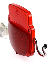 AMD LH 38 Red LED Tail Light Lens w/ 12 White License Lamp LED Ford F-Series Flareside Truck 1955-1966                                     - X951-4555-1DNL - Image 3