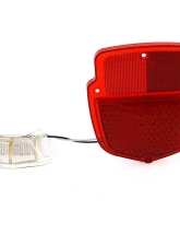 AMD LH 38 Red LED Tail Light Lens w/ 12 White License Lamp LED Ford F-Series Flareside Truck 1955-1966                                     - X951-4555-1DNL - Image 4