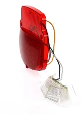 AMD LH 38 Red Sequential LED Tail Light Lens w/ 12 White License Lamp LED Ford F-Series Flareside Truck 1955-1966                                     - X951-4555-1ENL - Image 4