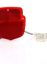 AMD LH 38 Red Sequential LED Tail Light Lens w/ 12 White License Lamp LED Ford F-Series Flareside Truck 1955-1966                                     - X951-4555-1ENL - Image 4