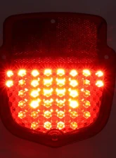 AMD RH 38 Red Sequential LED Tail Light Lens Ford F-Series Flareside Truck 1955-1966                                     - X951-4555-1ENR - Image 2