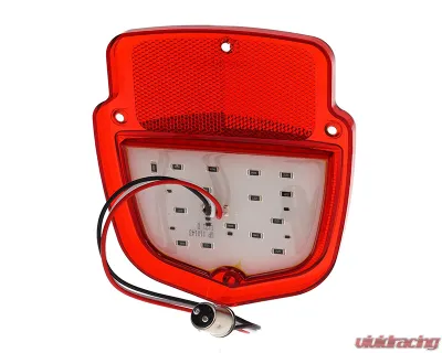 AMD RH 38 Red Sequential LED Tail Light Lens Ford F-Series Flareside Truck 1955-1966 - X951-4555-1ENR