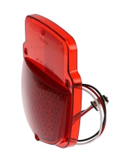 AMD RH 38 Red Sequential LED Tail Light Lens Ford F-Series Flareside Truck 1955-1966                                     - X951-4555-1ENR - Image 4