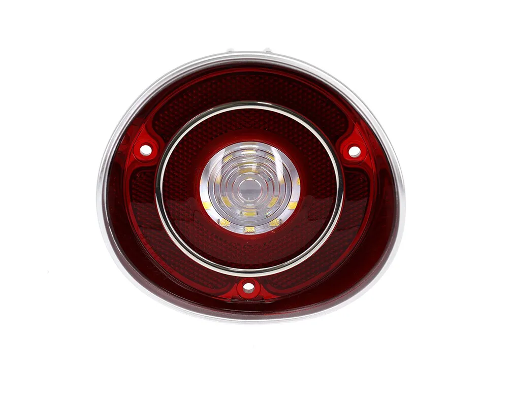 AMD LH 21 White LED Back-Up Lamp w/ Stainless Bezel Chevrolet Chevelle 1971 - X955-3471-DL
