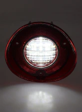 AMD LH 34 White LED Back-Up Lamp w/ Stainless Bezel Chevrolet Chevelle 1972                                     - X955-3472-DL - Image 2