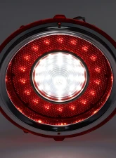 AMD RH 12 White LED & 18 Red LED Back-Up Lamp Chevrolet Camaro 1970-1973                                     - X955-3570-1DR - Image 2