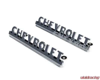 AMD Pair "Chevrolet" Hood Side Emblems Chevrolet Pickup | Suburban 1949-1952 - X999-4049-31P