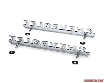 AMD Pair "Chevrolet" Hood Side Emblems Chevrolet Pickup | Suburban 1949-1952 - X999-4049-31P