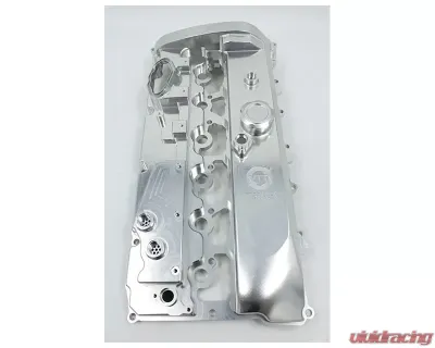 VTT B58 Gen 1 Billet CNC Valve Cover - Clear - VTT-B58-BILLET-VALVECOVER-SIL