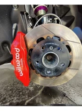 VTT 6 Piston Caliper Upgrade Silver Toyota Supra Mk5 2020-2024                                     - VTT-CALIPER-UPGRADE-3-SLVR - Image 4