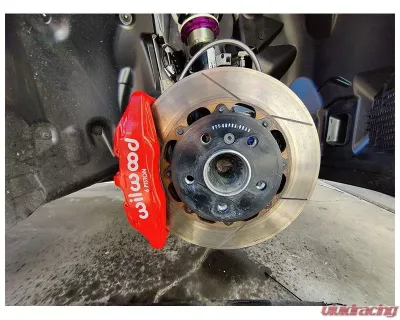 VTT 6 Piston Caliper Upgrade Silver Toyota Supra Mk5 2020-2024 - VTT-CALIPER-UPGRADE-3-SLVR