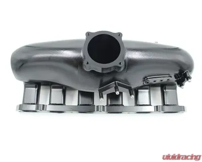VTT N54 Billet Center Feed Intake Manifold Black - VTT-CENTERFEED-BLK
