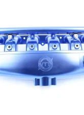 VTT N54 Billet Center Feed Intake Manifold Blue                                     - VTT-CENTERFEED-BLUE - Image 6