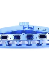 VTT N54 Billet Center Feed Intake Manifold Blue                                     - VTT-CENTERFEED-BLUE - Image 3