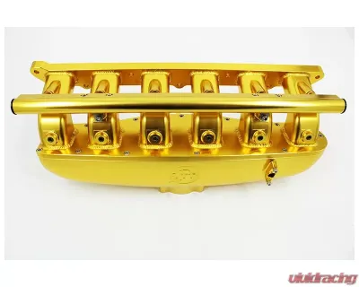 VTT N54 Billet Center Feed Intake Manifold Gold - VTT-CENTERFEED-GOLD