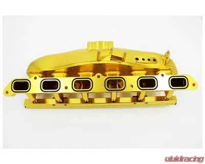 VTT N54 Billet Center Feed Intake Manifold Gold - VTT-CENTERFEED-GOLD