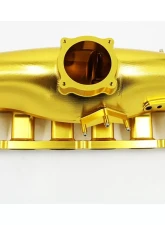 VTT N54 Billet Center Feed Intake Manifold Gold                                     - VTT-CENTERFEED-GOLD - Image 4