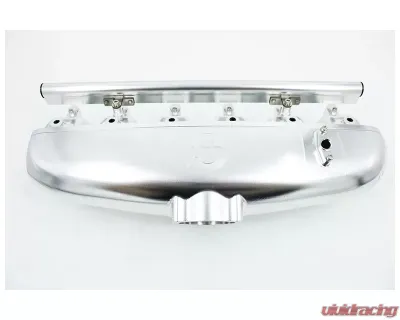VTT N54 Billet Center Feed Intake Manifold Clear - VTT-CENTERFEED-RAW