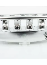 VTT N54 Billet Center Feed Intake Manifold Clear                                     - VTT-CENTERFEED-RAW - Image 2
