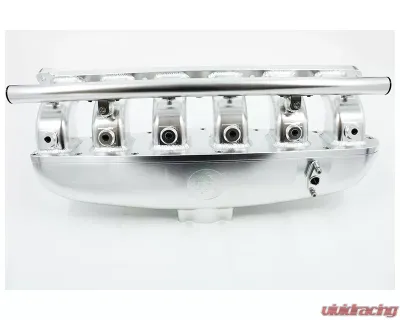 VTT N54 Billet Center Feed Intake Manifold Clear - VTT-CENTERFEED-RAW