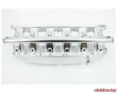 VTT N54 Billet Center Feed Intake Manifold Clear - VTT-CENTERFEED-RAW