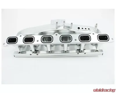VTT N54 Billet Center Feed Intake Manifold Clear - VTT-CENTERFEED-RAW