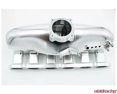 VTT N54 Billet Center Feed Intake Manifold Clear - VTT-CENTERFEED-RAW