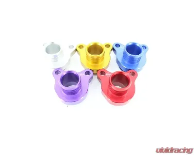 VTT Billet Replacement Cylinder Head Outlet Adapter - Clear - VTT-COOLANT-ADAPTER-RAW