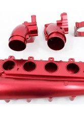 VTT DAZA Billet Intake Manifold Plenum Upgrade Only Red                                     - VTT-DAZA-MANIOLD-7 - Image 3